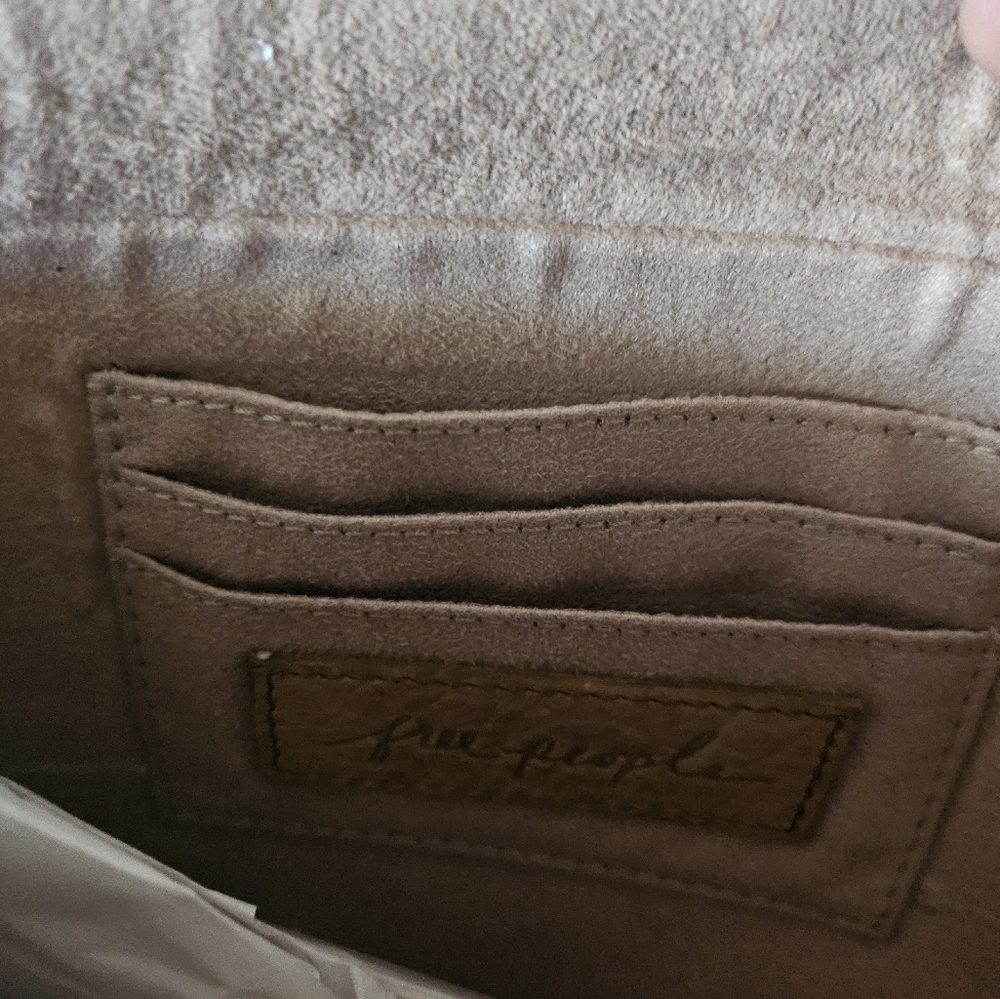 Free People Faux Leather Wristlet/Clutch - Picture 3 of 4